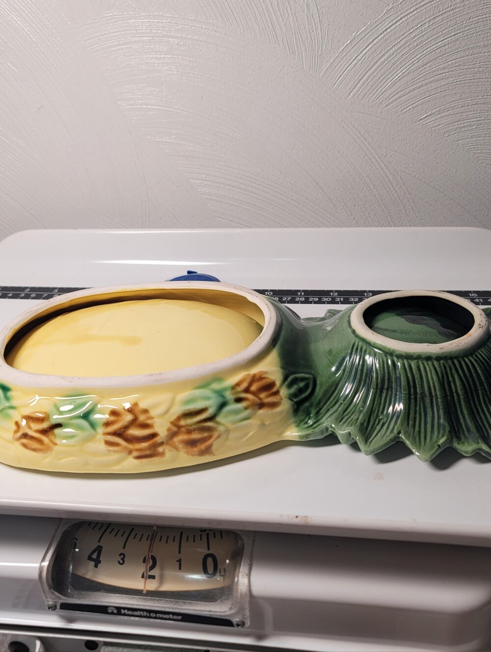 Vintage Ceramic Pineapple Serving Platter.  Japan. Lipper & Mann Creations - Picture 4 of 14
